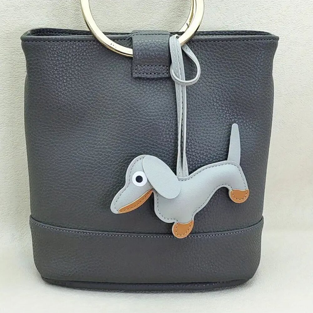 Puffy Large Dachshund Dog Purse and Bag Accessory or Keychain (2025 style) - Picture 4 of 13